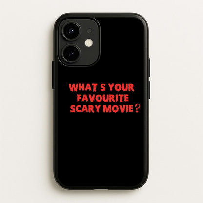 What's Your Favourite Scary Movie - Halloween  - Scream Phone Case for iPhone 12 / 12 Pro