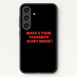 What's Your Favourite Scary Movie - Scream  - Scream Phone Case for Galaxy S24FE