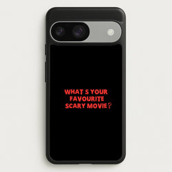 What's Your Favourite Scary Movie - Halloween  - Scream Phone Case for Google Pixel 9 / 9 Pro