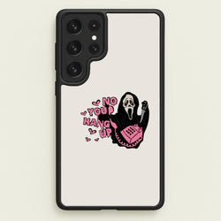 No You Hang Up - Halloween  - Scream Phone Case for Galaxy S22 Ultra