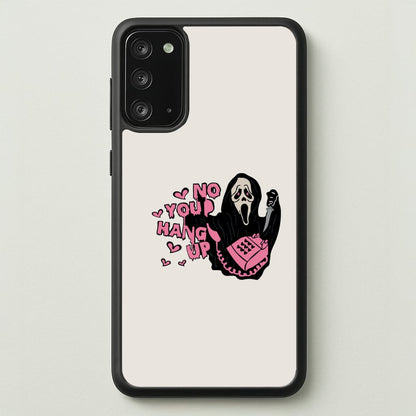 No You Hang Up - Halloween  - Scream Phone Case for Galaxy Note 20