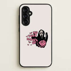 No You Hang Up - Halloween  - Scream Phone Case for Galaxy A54