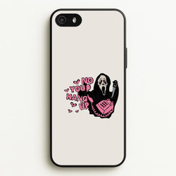 No You Hang Up - Halloween  - Scream Phone Case for iPhone 5 / 5s / SE 2016