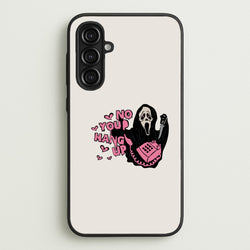 No You Hang Up - Halloween  - Scream Phone Case for Galaxy A16