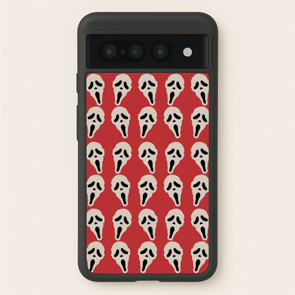 Collage - Halloween  - Scream Phone Case for Google Pixel 7 Pro