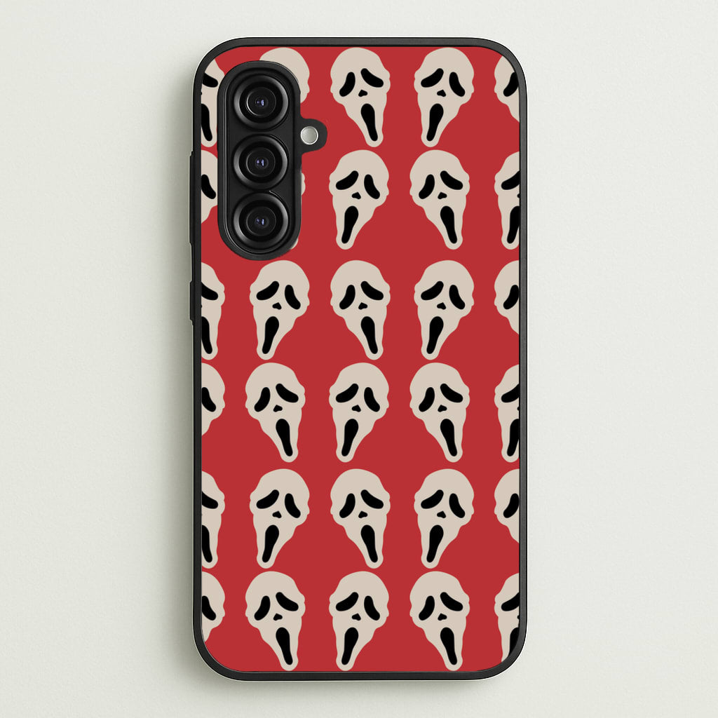Collage - Halloween  - Scream Phone Case for Galaxy A16