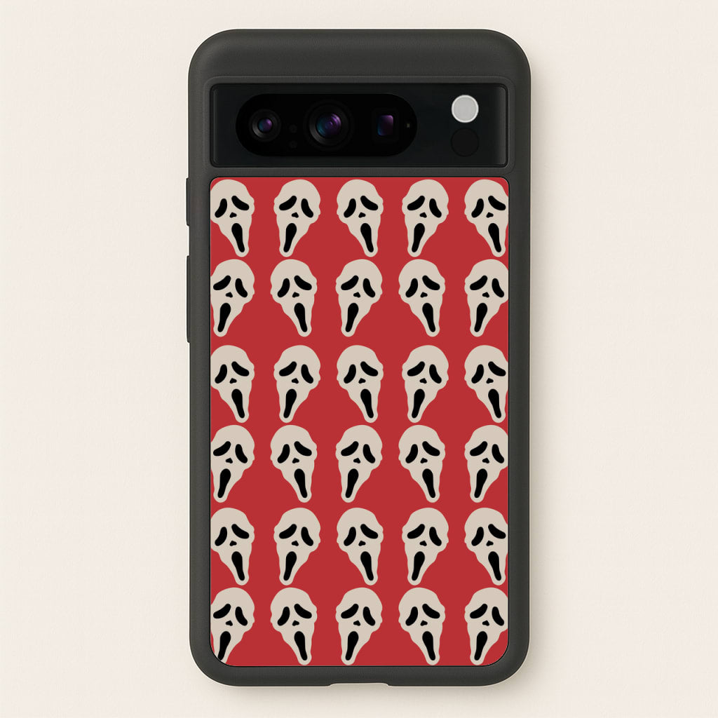 Collage - Halloween  - Scream Phone Case for Google Pixel 8 Pro