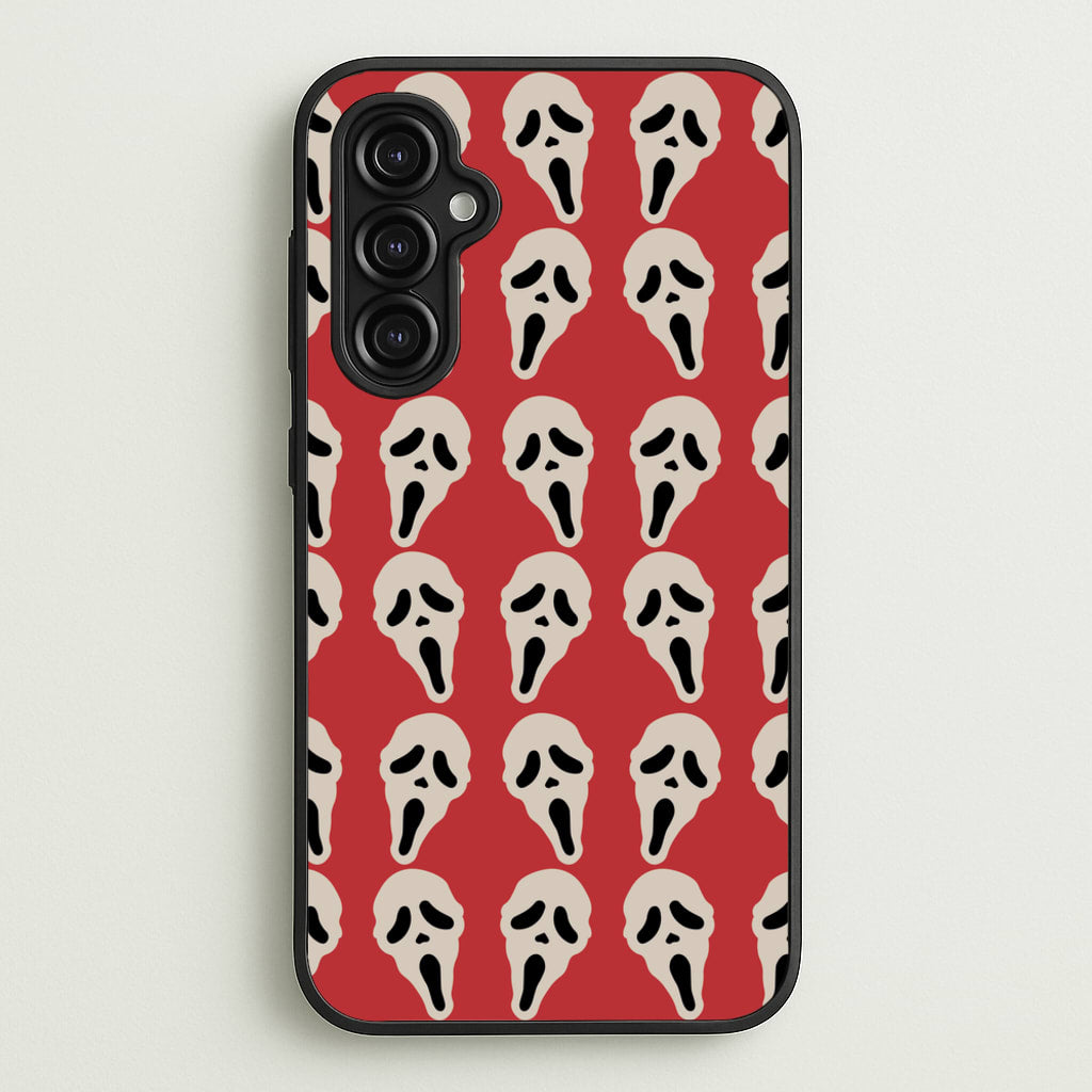 Collage - Halloween  - Scream Phone Case for Galaxy A14