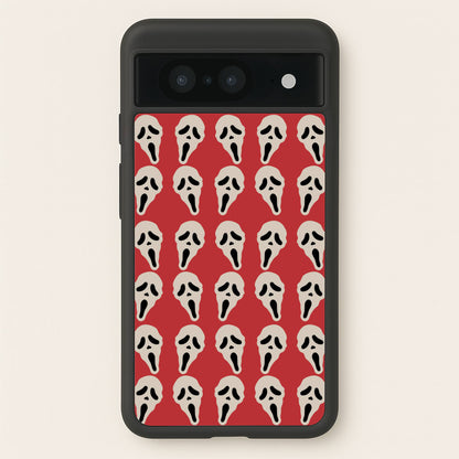 Collage - Halloween  - Scream Phone Case for Google Pixel 8