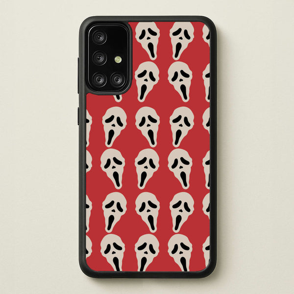 Collage - Halloween  - Scream Phone Case for Galaxy A71