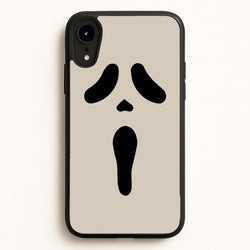 Scream Face  - Scream Phone Case for iPhone XR