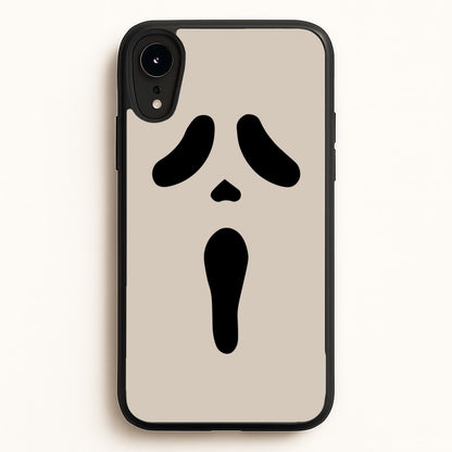 Scream Face  - Scream Phone Case for iPhone XR