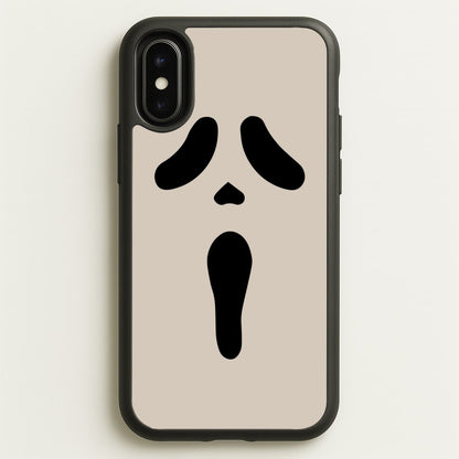 Scream Face  - Scream Phone Case for iPhone X / XS