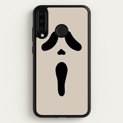 Scream Face  - Scream Phone Case for Huawei P30 Lite