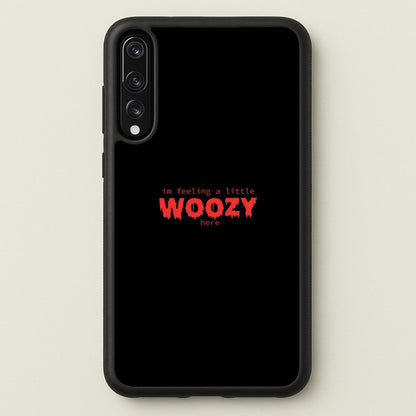 Im Feeling A Little Woozy Here - Halloween  - Scream Phone Case for Huawei P20 Pro