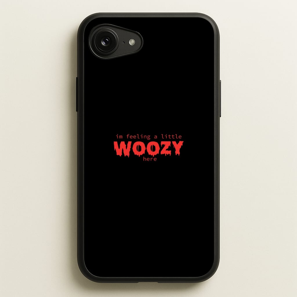 Im Feeling A Little Woozy Here - Halloween  - Scream Phone Case for iPhone 16e