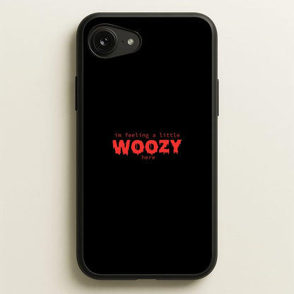 Im Feeling A Little Woozy Here - Halloween  - Scream Phone Case for iPhone 16e