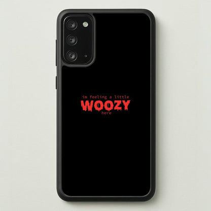 Im Feeling A Little Woozy Here - Halloween  - Scream Phone Case for Galaxy Note 20