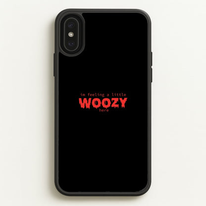 Im Feeling A Little Woozy Here - Halloween  - Scream Phone Case for iPhone XS Max
