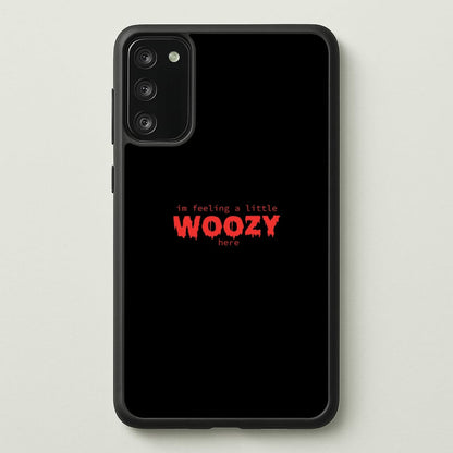 Im Feeling A Little Woozy Here - Halloween  - Scream Phone Case for Galaxy S20FE