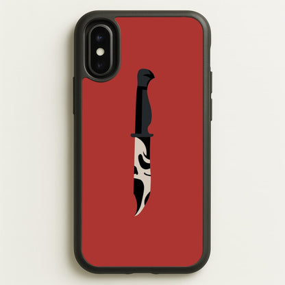 Ghostface Dagger - Scream  - Scream Phone Case for iPhone X / XS