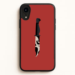 Ghostface Dagger - Scream  - Scream Phone Case for iPhone XR