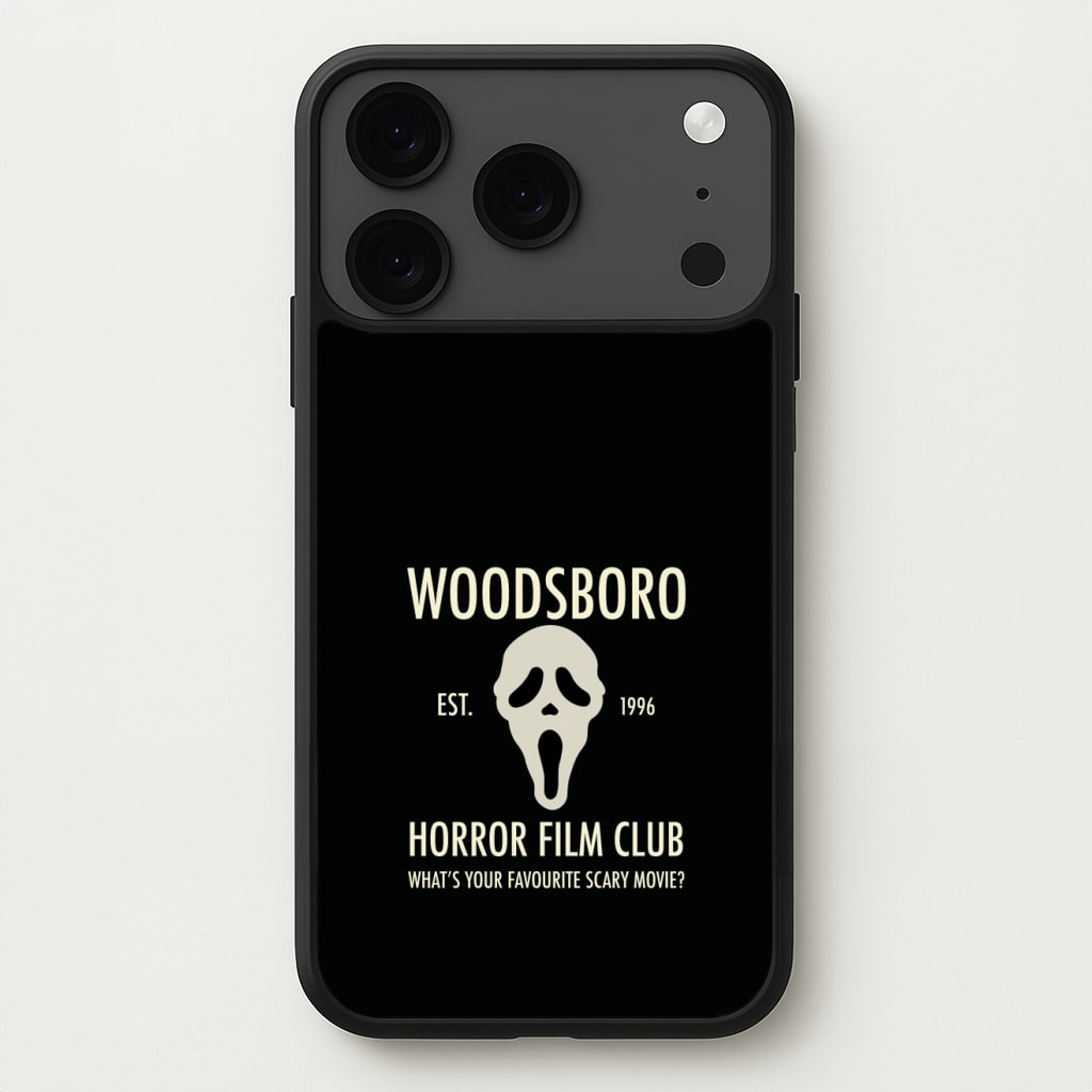 Woodsboro Horror Film Club - Scream Phone Case for iPhone 17 Pro Max