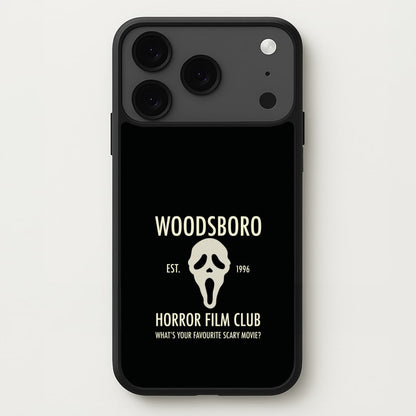 Woodsboro Horror Film Club - Scream Phone Case for iPhone 17 Pro Max