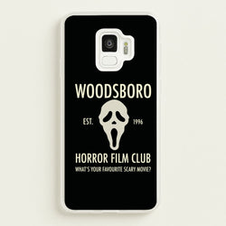 Woodsboro Horror Film Club - Scream  - Scream Phone Case for Galaxy S9