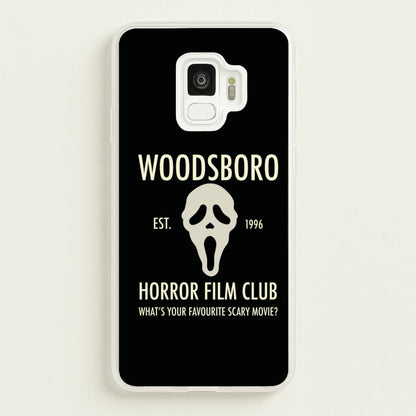 Woodsboro Horror Film Club - Scream  - Scream Phone Case for Galaxy S9