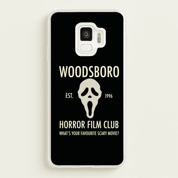 Woodsboro Horror Film Club - Scream  - Scream Phone Case for Galaxy S9