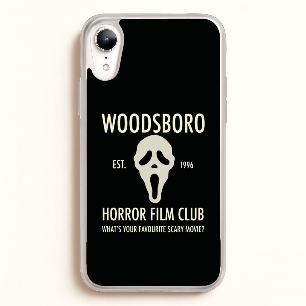 Woodsboro Horror Film Club - Scream  - Scream Phone Case for iPhone XR