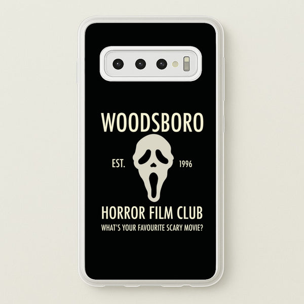 Woodsboro Horror Film Club - Scream  - Scream Phone Case for Galaxy S10 Plus