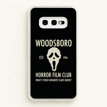 Woodsboro Horror Film Club - Scream  - Scream Phone Case for Galaxy S10e