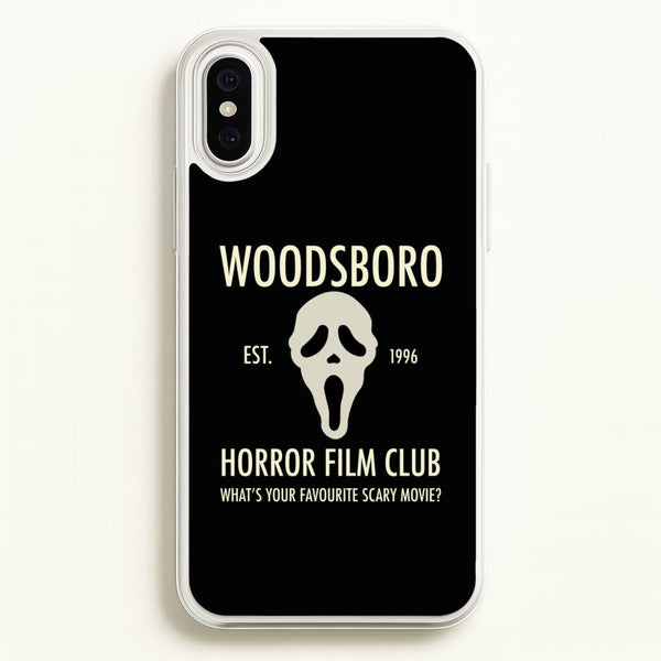 Woodsboro Horror Film Club - Scream  - Scream Phone Case for iPhone XS Max