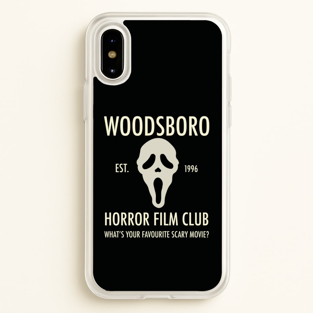 Woodsboro Horror Film Club - Scream  - Scream Phone Case for iPhone X / XS