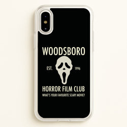 Woodsboro Horror Film Club - Scream  - Scream Phone Case for iPhone X / XS