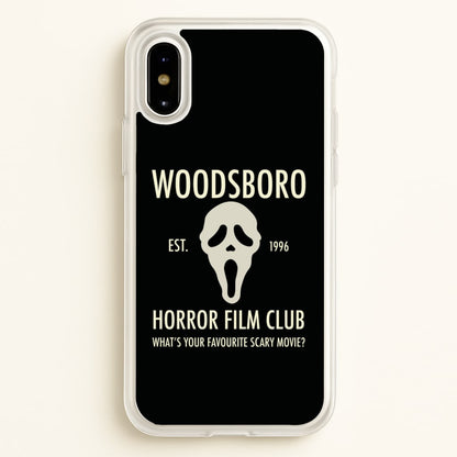 Woodsboro Horror Film Club - Scream  - Scream Phone Case for iPhone X / XS