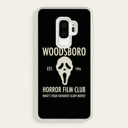 Woodsboro Horror Film Club - Scream  - Scream Phone Case for Galaxy S9 Plus