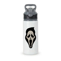 Pink Ghostface Pattern - Scream Active Water Bottle