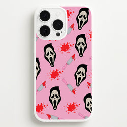 Pink Ghostface Pattern - Scream  - Scream Phone Case for iPhone 13 Pro Max