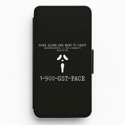 1-800-GST-FACE - Scream Flip / Wallet Phone Case 1