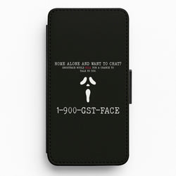 1-800-GST-FACE - Scream Flip / Wallet Phone Case