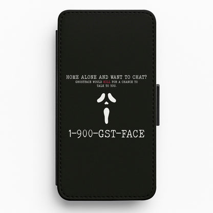 1-800-GST-FACE - Scream Flip / Wallet Phone Case
