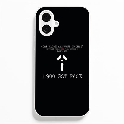 1-800-GST-FACE - Scream  - Scream Phone Case for iPhone 16 Plus
