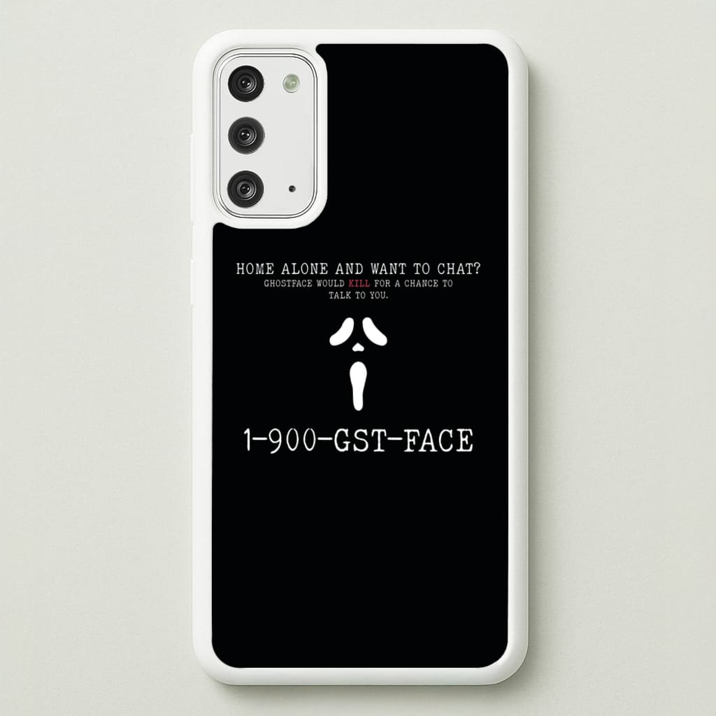 1-800-GST-FACE - Scream  - Scream Phone Case for Galaxy Note 20