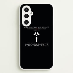 1-800-GST-FACE - Scream  - Scream Phone Case for Galaxy S23FE