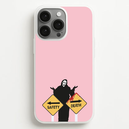 Safety Or Death - Scream  - Scream Phone Case for iPhone 13 Pro Max