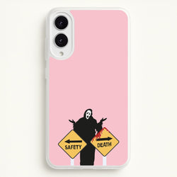 Safety Or Death - Scream  - Scream Phone Case for Galaxy S25 Edge