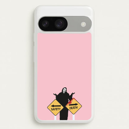 Safety Or Death - Scream  - Scream Phone Case for Google Pixel 9 / 9 Pro